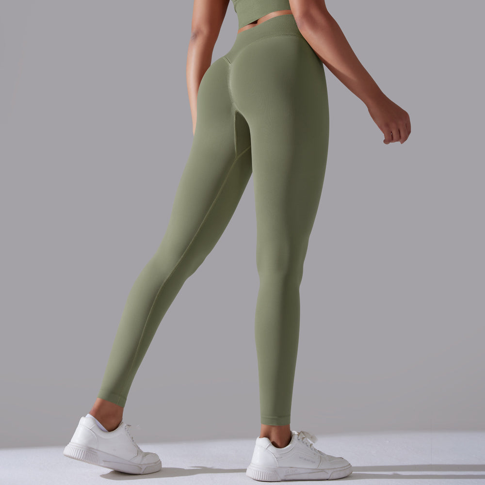 fashion seamless pure color cross back sports bra vest yoga suit running fitness three-piece set