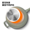 Lanya complete set with steamer for home wok clay health pot induction cooker neutral cooking pot aluminum non-stick pan