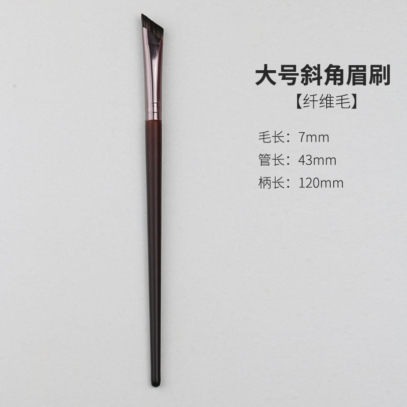 Wooden handle makeup brush set - cangzhou makeup brushes: blush brush, wool brush, powder brush, foundation brush, eyeshadow brush, and other makeup brushes