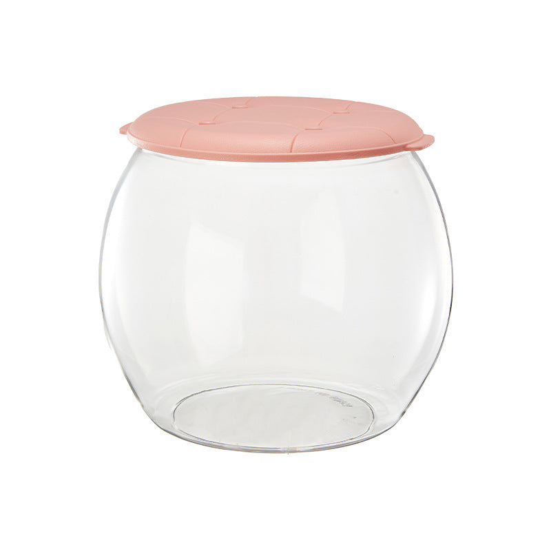 New transparent storage plastic stool - large capacity home toy storage box - clear storage ottoman with seating
