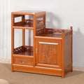 Living room tea cabinet old elm chinoiserie tea table solid wood sideboard sofa side cabinet restaurant wine cabinet locker