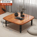 Folding table, household table, kang table, simple dining table, low table, bay window desk, installation-free dormitory bed computer table