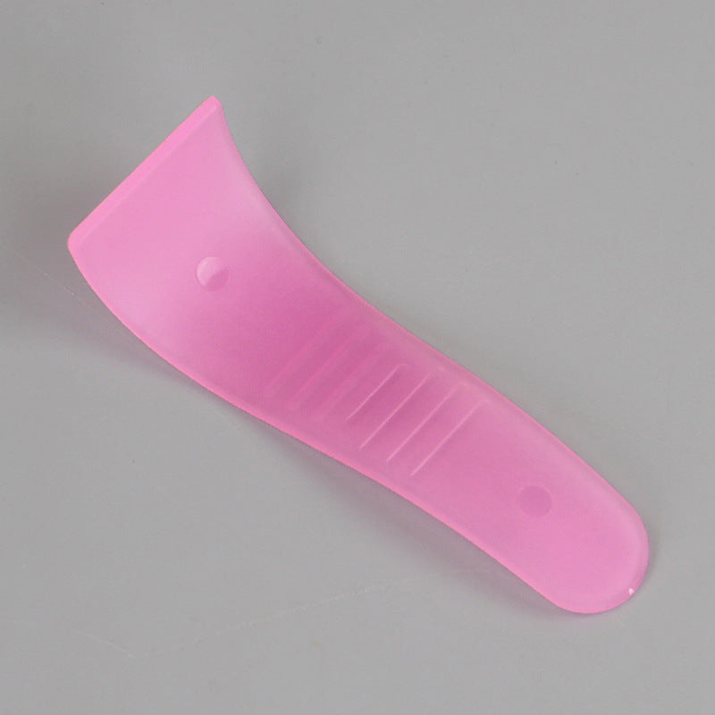 Hair removal cream scraper curved pp facial mask plastic beauty tool beauty salon hair removal scraper special spoon