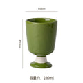 Stylishins high-looking mug household water cup goblet ceramic coffee cup couple christmas gift cup