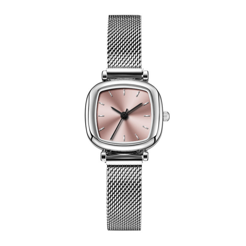 Trendy, influencer-style cross-border fashion watch for women - wholesale, petite, elegant mesh strap ladies' watch