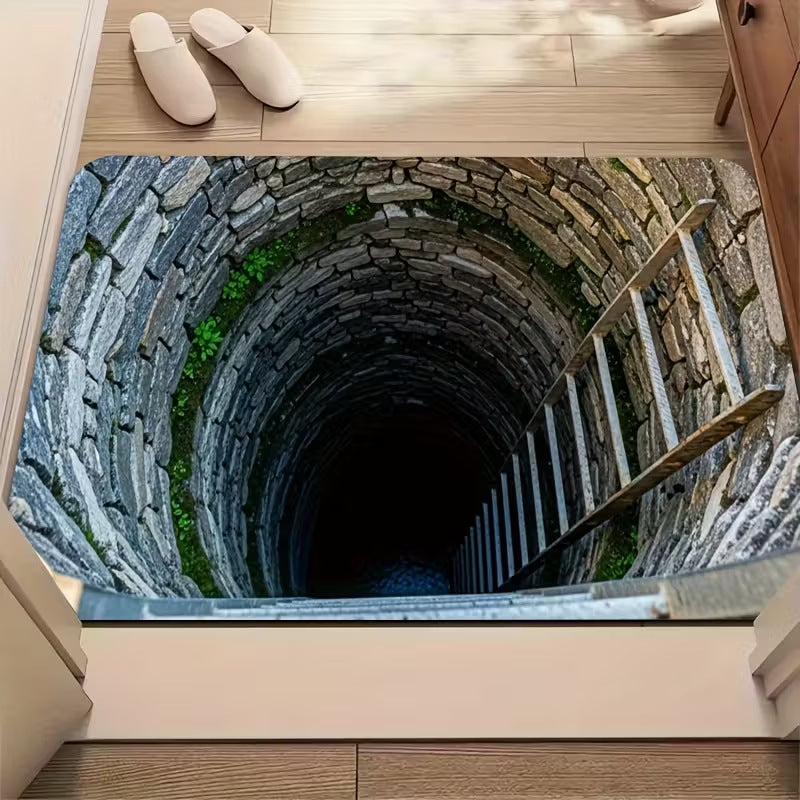 hot-selling stereo visual trap floor mat for home entrance door mat bathroom absorbent foot mat