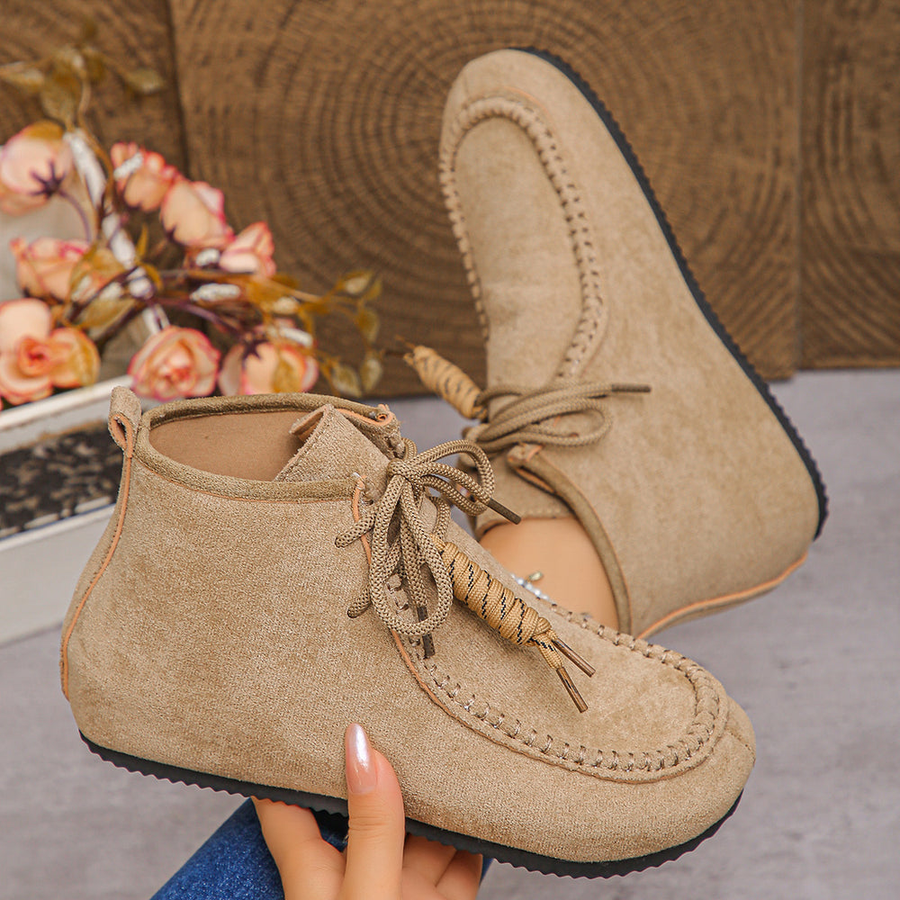Exportautumnew arrivalfashiontasseltie backflatshidden heelflats women's boken shoeseasiest for matchcasualflats