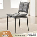 Designer vanity chair - nordic minimalist modern high-end home dining room casual backrest chair - light luxury italian style dining chair