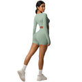 new arrivalhigh waist tight nude yoga suit quick-drying breathable outdoor casual running fitness sports suit