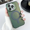 Laser color-changing imd phone case for iphone 16, apple 17 pro, with hardware lens protection and magnetic 15 series compatibility