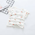 Baby short-sleeve t-shirt, summer infant top, 100% cotton, 0-4 years old, toddler summer outfit, boys' and girls' short-sleeve undershirt, trendy style