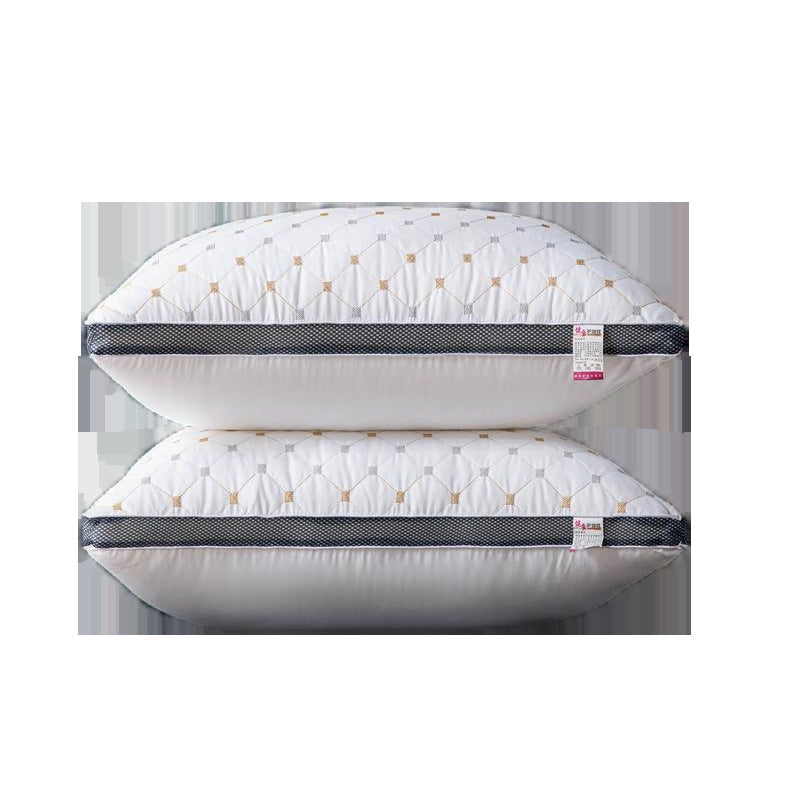 Student pillow core wholesale hotel pillow core pair of pillows household pillow core high resilience feather silk cotton pillow core factory