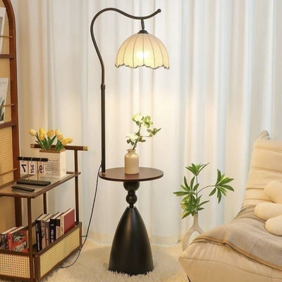 Medieval style floor lamp living room sofa bedroom bedside sunset classy creative popular vertical fishing lamp