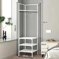 Corner simple coat rack floor bedroom bedside storage rack corner storage rack modern casual clothes rack
