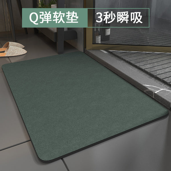 Diatom mud floor mat bathroom toilet door non-slip foot mat carpet door mat bathroom quick drying household absorbent mat