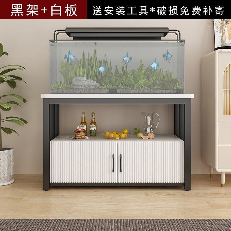 Fish tank cabinet living room fish tank rack load-bearing bottom base storage rack iron fish tank bottom frame for home multi-layer storage cabinet