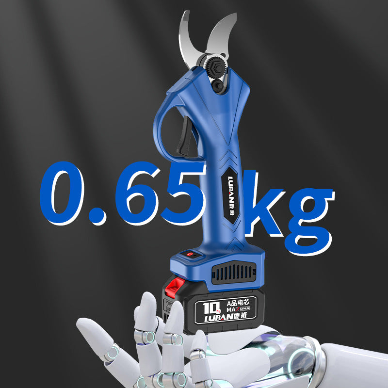 Electric scissors rechargeable garden fruit tree pruning shears lithium electric shearing tree branches shearing tree electric shears pruning  wholesale