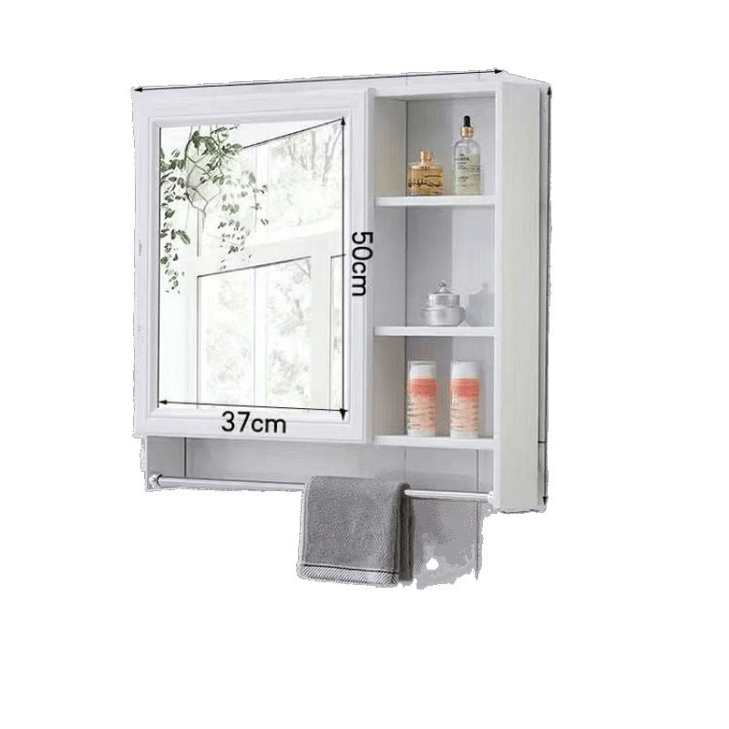 Bathroom Mirror Bathroom Wall-mounted Shelf Mirror Cabinet Bathroom Mirror Cabinet Bathroom Dressing Mirror Wall Mirror Box