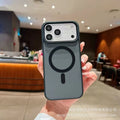 New skin-feeling contrasting color magnetic suction suitable for iphone17promax mobile phone case four-row mold apple 16 color