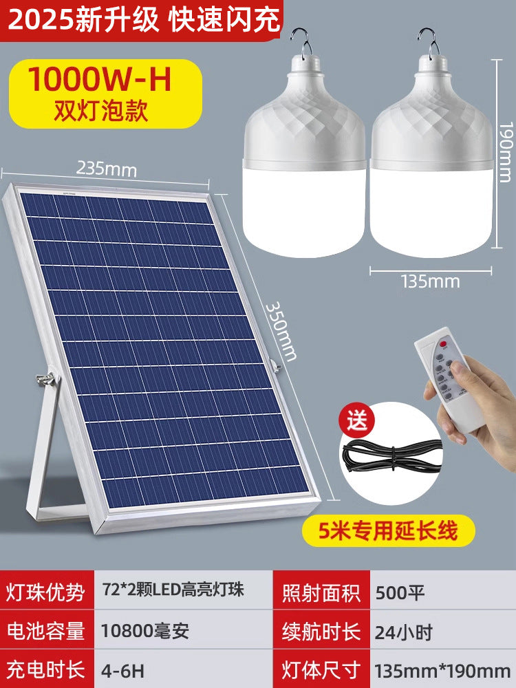 Solar powered outdoor garden lights - ultra-bright, waterproof, rechargeable, split design with dual sensor