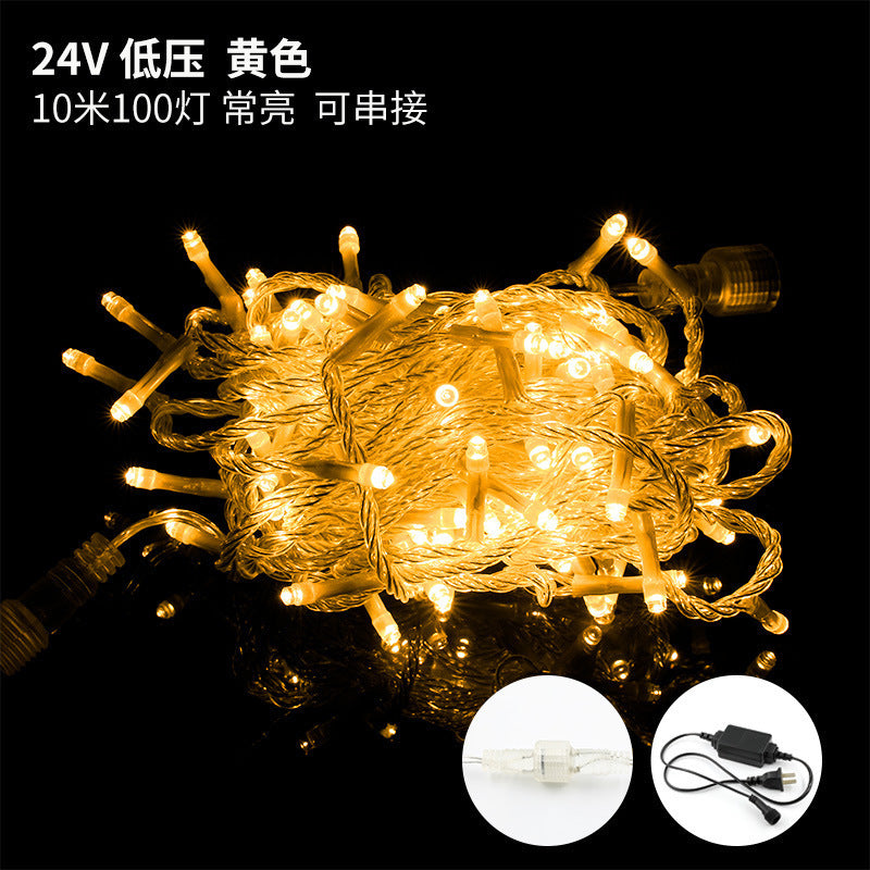 24V low voltage lanterns Gypsy led light strings Outdoor courtyard decoration lighting Tree lights Landscape lights Around the tree Tree lights