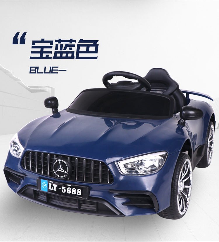 Mercedes-Benz children's electric car four-wheeled single boy and girl remote control early education can sit adult manufacturers wholesale