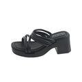 2026 new arrival: hot-selling women's high-heeled slides - summer outdoor wear, height-increasing, non-slip sandals, fashionable wedge heel women's shoes