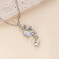 Wholesale alloy butterfly necklace - european & american cross-border e-commerce jewelry - diamond-studded star pendant - unique & versatile moon necklace