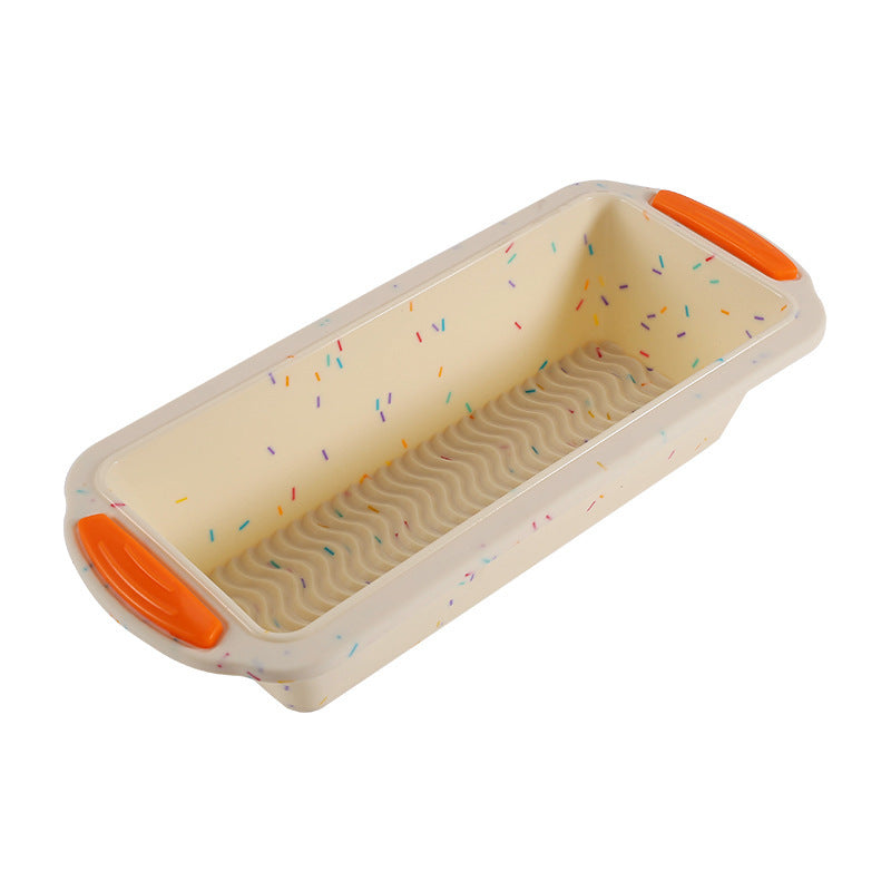 Baking cake mold toast bread rectangular silicone cake mold colorful cake tools baking tools