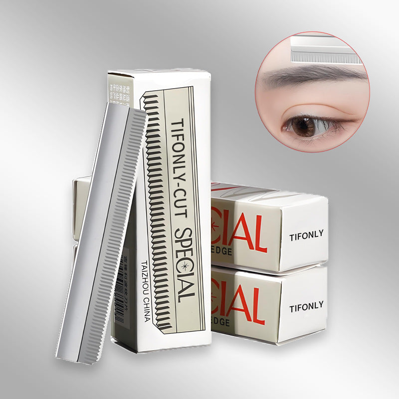 Wholesale 10-piece makeup artist eyebrow razor blades - women's shaving ripple blades - carbon steel wholesale beauty tools