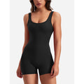 Amazon  sexy backless one-shoulder sleeveless bodysuit cropped pleated romper women's cross-border fashion