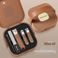 Portable anti-splash nail clipper set, stainless steel material wholesale
