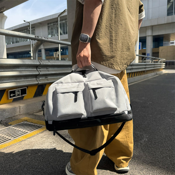 Large capacity multi-bag Oxford cloth shoulder bag, light messenger bag, fashion tote bag, fitness travel bag