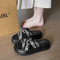 Platform sandals and thick-soled sandals for women, summer new arrivals, european and american style, retro floral print, trendy one-strap sandals for women