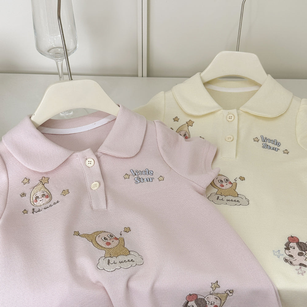 Girls'  new summer dress: trendy korean style princess dress for kids, stylish and chic for baby girls