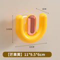 New arrival: no-drill dopamine suction cup u-shaped shelf - wall-mounted organizer for bathroom and toilet, with drainage function
