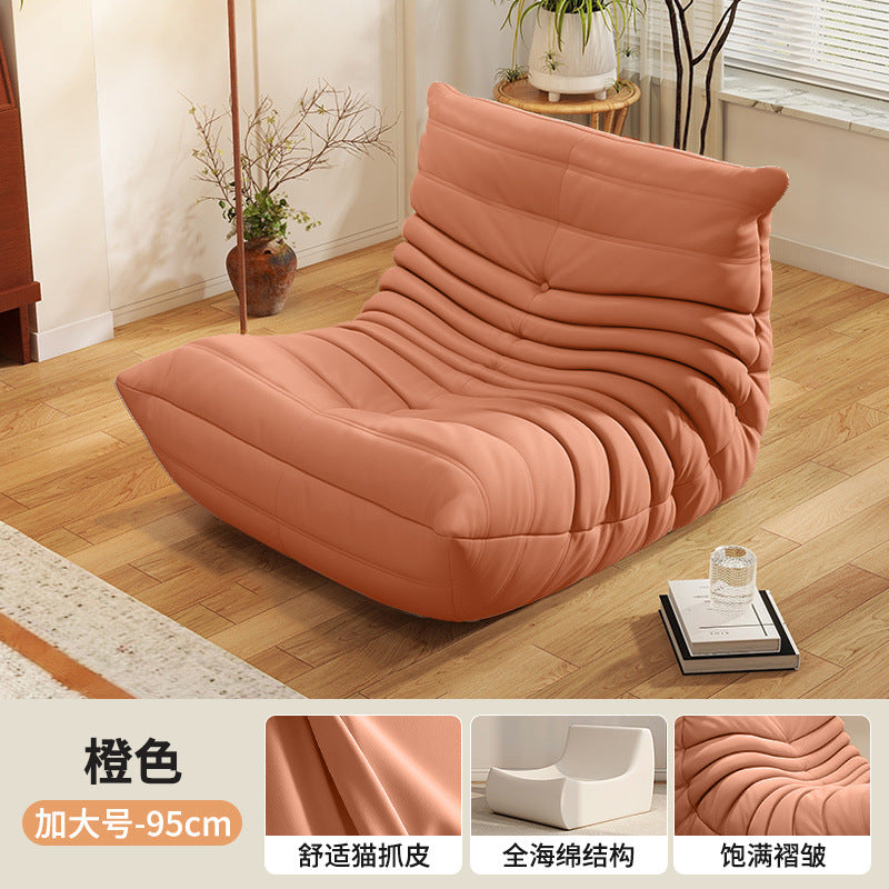 Lazy sofa caterpillar sofa chair balcony lying popular bedroom single tatami can lie down and sleep small sofa