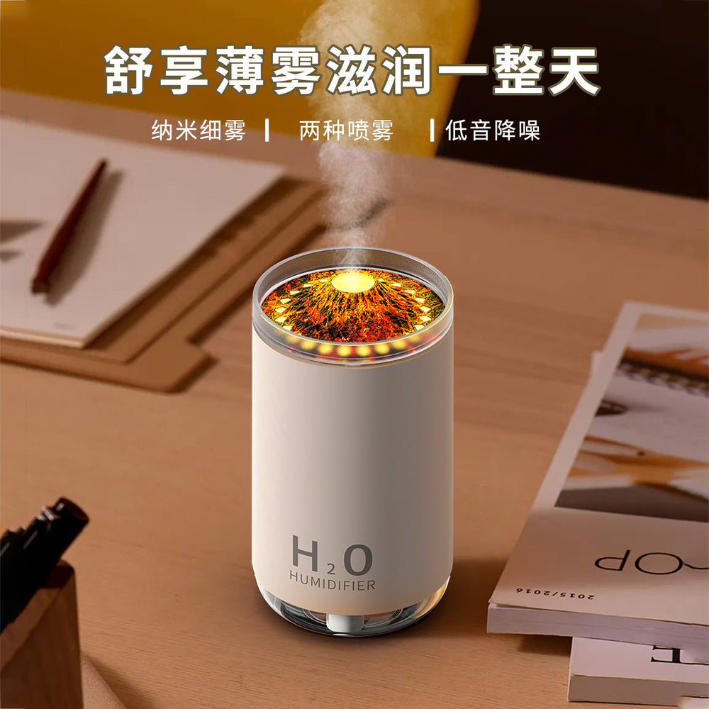 Humidifier with color-changing ambient light, aroma diffuser, ultrasonic essential oil diffuser for home and office, silent scent machine
