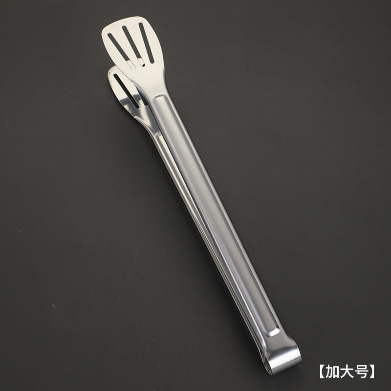 304 stainless steel multi-purpose heavy-duty tongs - kitchen, buffet, home use - perfect for steak, bread, stir-fries, grilled meat, and food serving