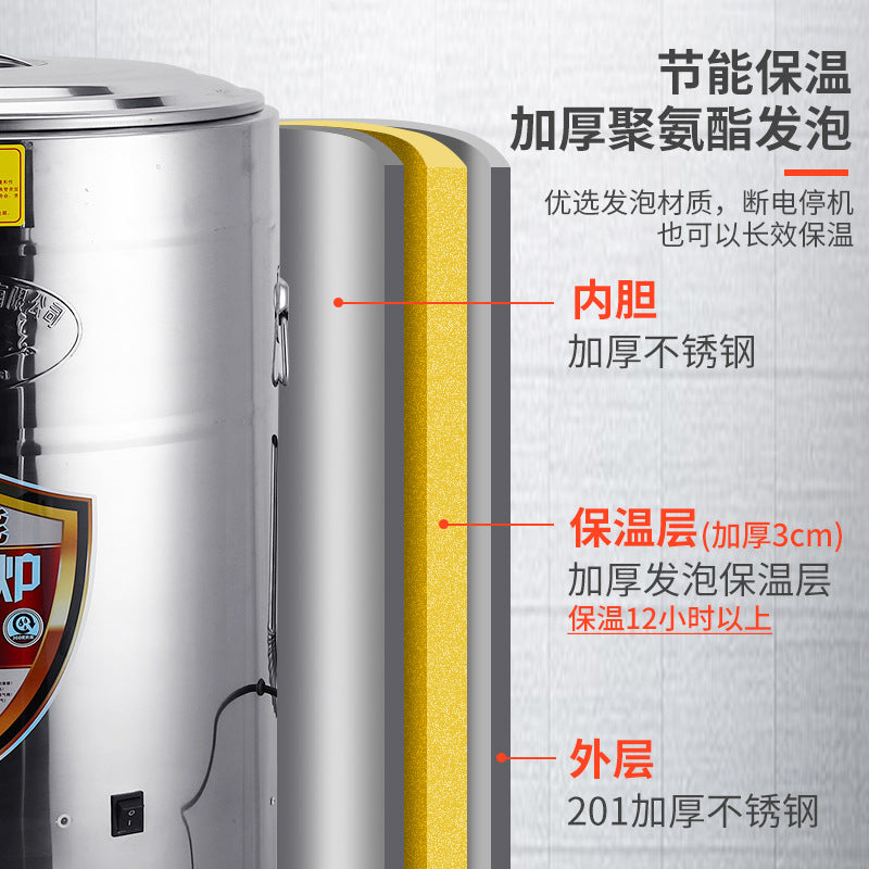 Jiudingwang noodle cooker commercial multifunctional gas electric gas soup pot energy-saving braised pork boiled soup porridge stove