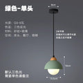 Classy bedroom bedside small chandelier single head medieval wabi-sabi style japanese styleretro restaurant bar table wood cream style