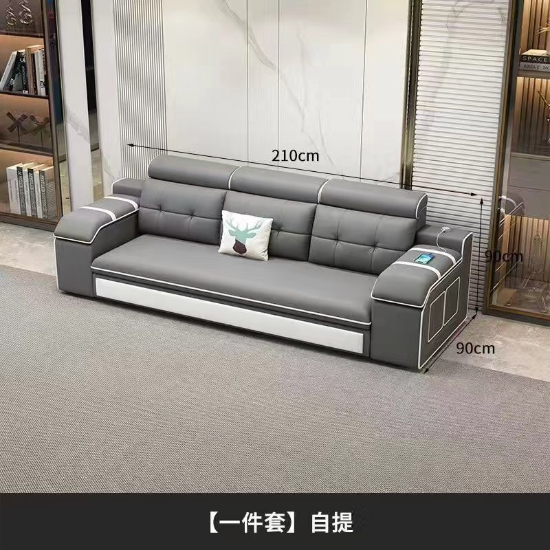 Modern minimalist cat-scratch resistant tech fabric sofa - removable & washable - living room modular furniture for all sizes