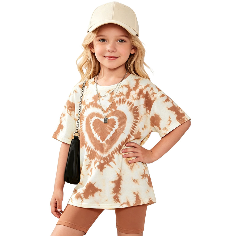 wholesale girls' short-sleeve and shorts sets, fashionable spring, summer, and autumn outfits for girls