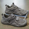 Men's safety shoes - summer mesh breathable construction work shoes - anti-slip, wear-resistant, athletic, casual, outdoor hiking trendy shoes