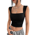 european and american women's slim-fit, figure-flattering, short, sexy, solid color bandeau top/tube top with built-in camisole