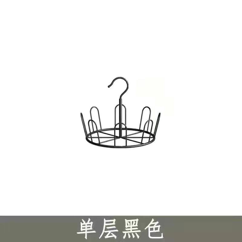 Shoe drying shoe rack rotating balcony bold new slippers mobile floor outdoor storage rack shoe drying artifact