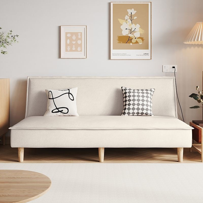New multifunctional cat-scratch fabric foldable sofa bed - perfect for apartments, rentals, small spaces, and trendy lounging!