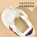 Baby cotton shoes for boys, ages 0-1 to 1-3 years, kids' winter fleece-lined thickened infant shoes, soft sole prewalker shoes for baby girls