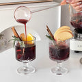 Sunflower tall glass cup - instagrammable, high-end style - new year's mulled wine glass, restaurant cocktail glass, gift cup