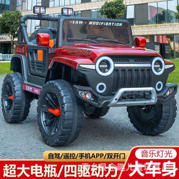Cross-border children's electric vehicles Children's self-driving off-road vehicles Four-wheel off-road remote control toy cars Can sit in strollers European regulations